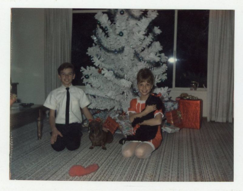 Christmas trees around the world 45 Cool Pics Show What People Often Posed With on Their '60s Christmas
