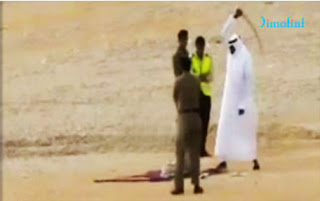 Public execution in Saudi Arabia (file photo)