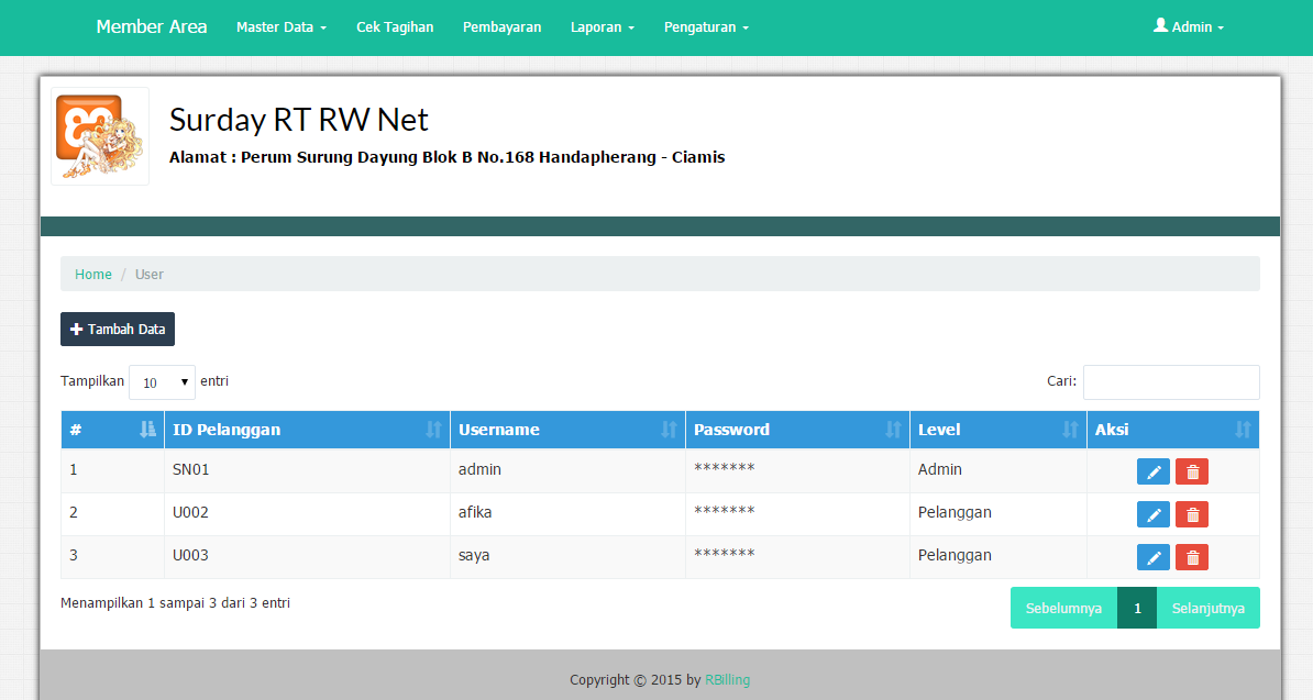 Download Source Code Aplikasi Tagihan 2.0