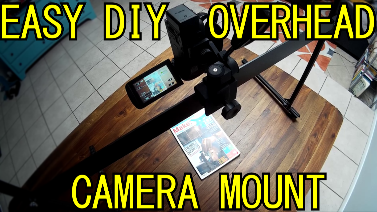 BentTronics Video Make this helpful Overhead Camera Rig using Open
