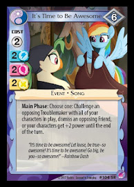 My Little Pony It's Time to Be Awesome Seaquestria and Beyond CCG Card