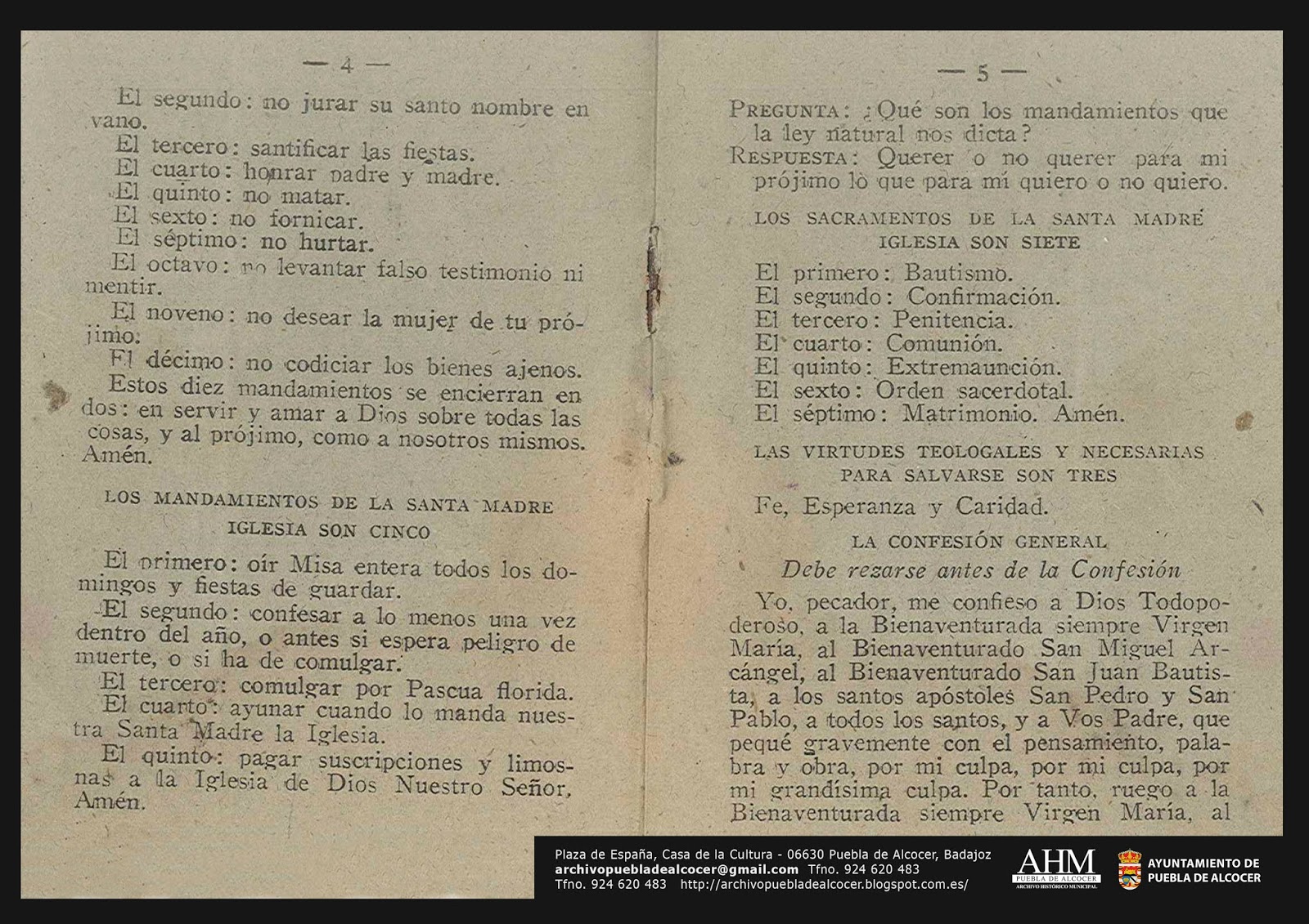 Archivo Histórico Municipal Puebla de Alcocer