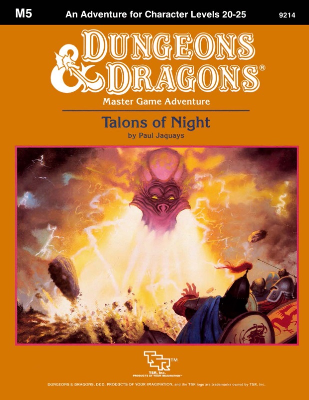 Delta's D&D Hotspot Review M5, Talons of Night