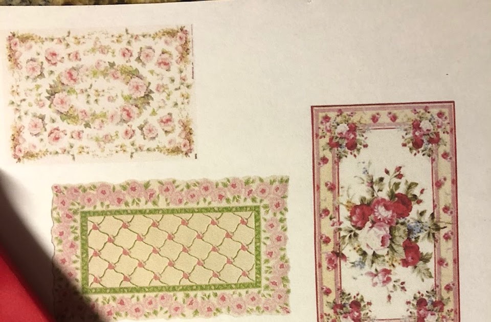 peppysis: Miniature Paper Rugs