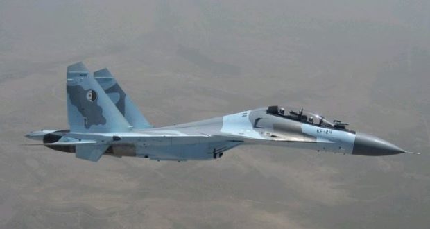 Se estrella un Su-30 de la Fuerza Aérea de Argelia.