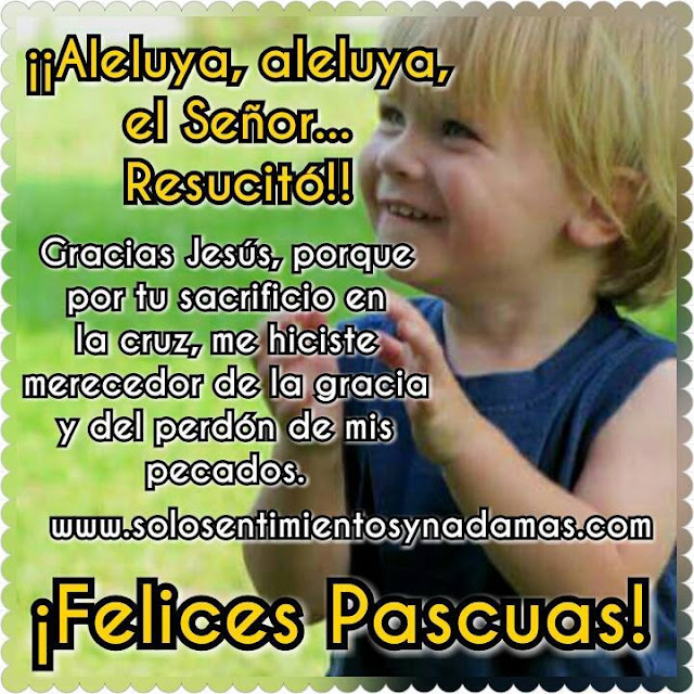 Felices pascuas.