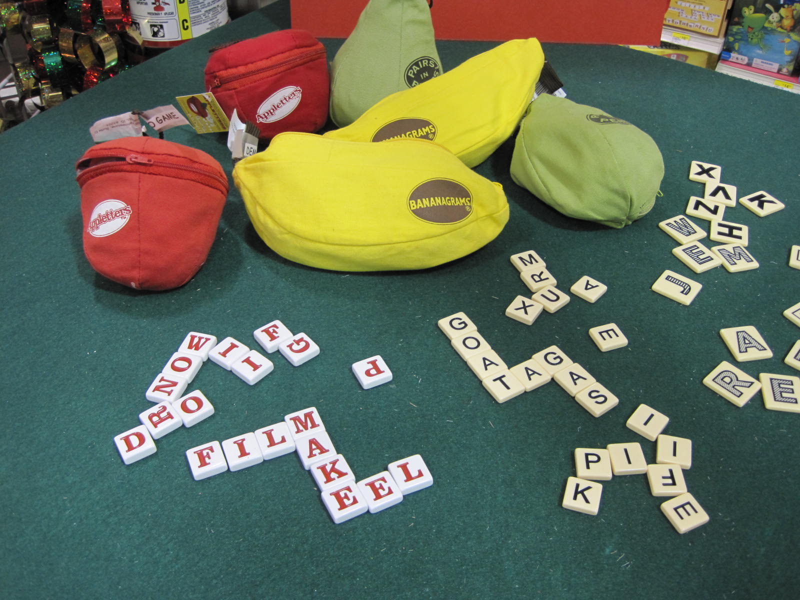 Sierras Bananagrams,Appletters,PEARSinPEARS