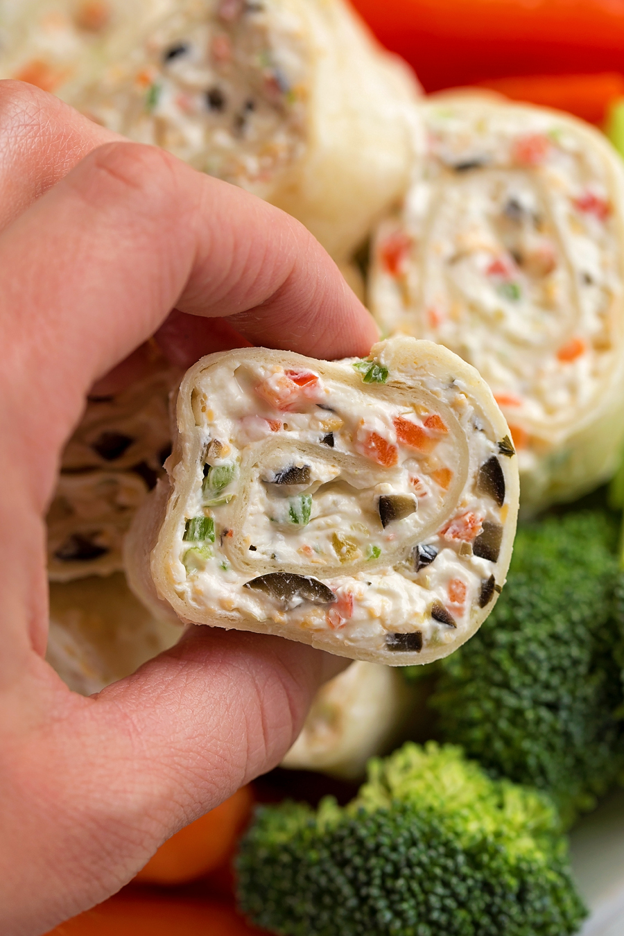 Recipe Veggie Tortilla Roll Ups