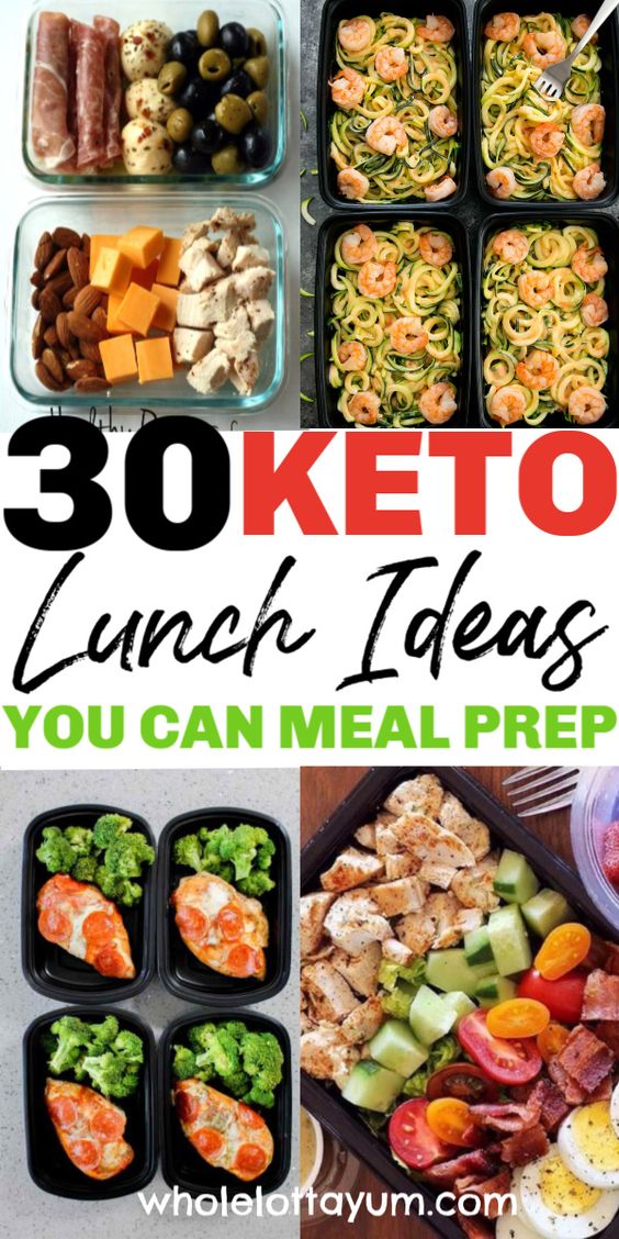 30 Low Carb Keto Lunches and meals you can meal prep! Meal prepping makes a keto diet for beginners easier, these also make fantastic low carb and keto dinner ideas too.