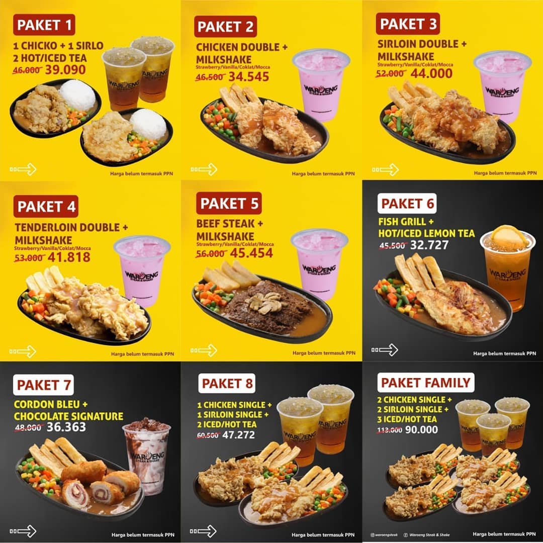 Promo Menarik Dari Waroeng Steak Pekanbaru Cafe Pekanbaru