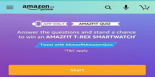 Amazon Amazfit Quiz:T-Rex Smartwatch is a product of which of these brands?