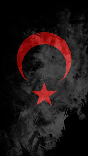 turk bayragi siyahtan kirmiziya gecis 3