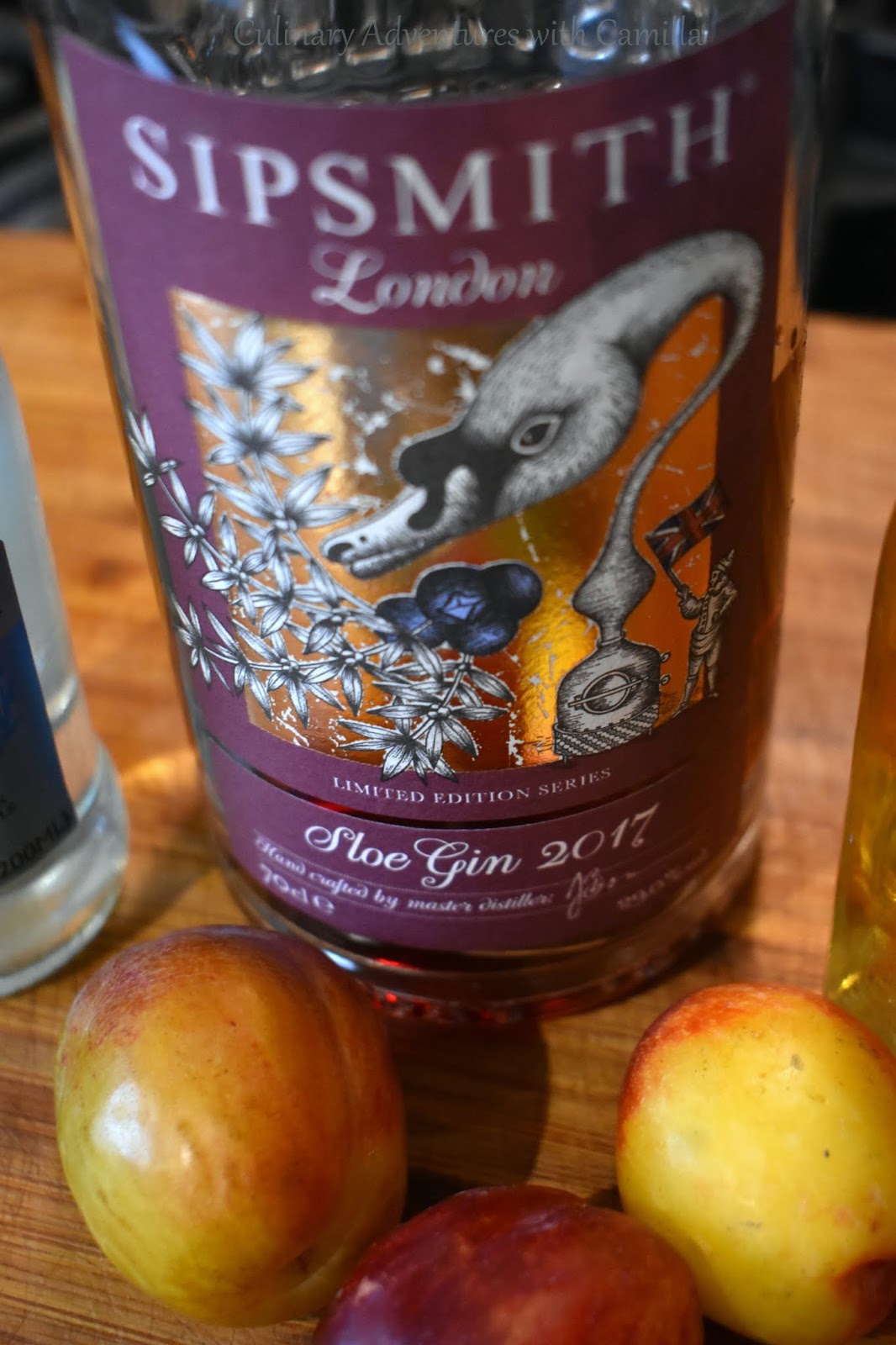 Sloe Gin Plum Cocktail StoneFruit