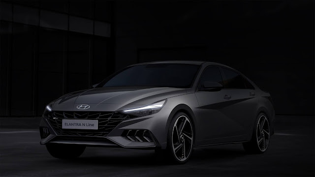 Hyundai Motor Unveils Rendering of New Elantra N Line