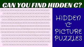 Can you find the hidden 'C' in these simple brain teasers picture puzzles?