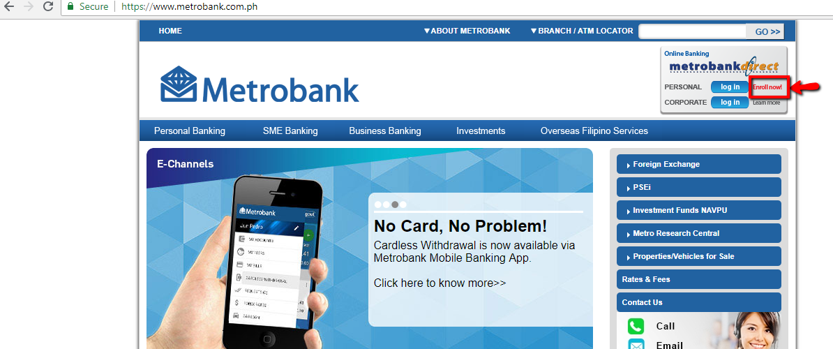 How to Enroll Account in Metrobankdirect Online Banking Pinoy Life Hacks