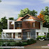 2456 sq-ft mixed roof 4 bedroom house