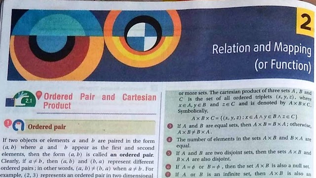 Relation and Mapping S.N Dey Mathematics Class 11 Questions PDF Download