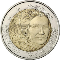 Simone Veil Ranska kolikko 2018