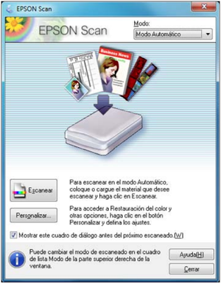 Epson scan software para escanear en epson l210