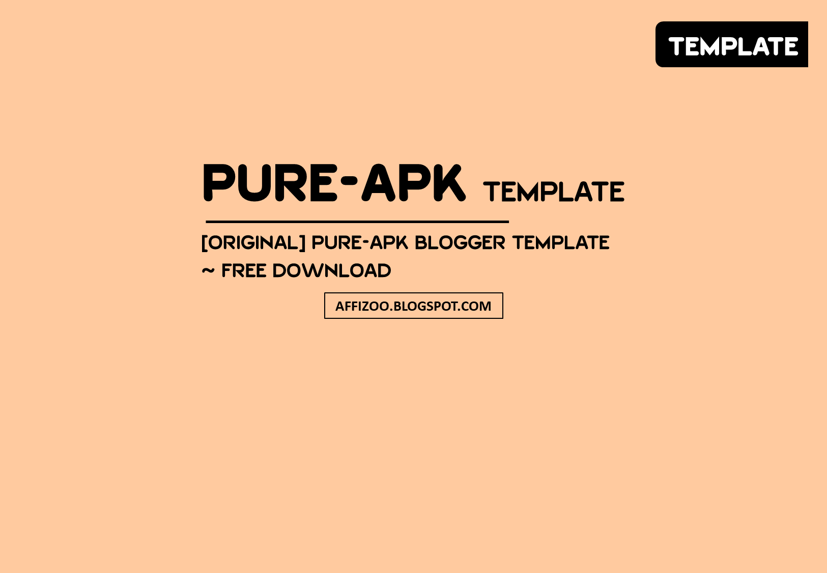 PureApk Premium Blogger Template [Play Store Template] ~ Free Download