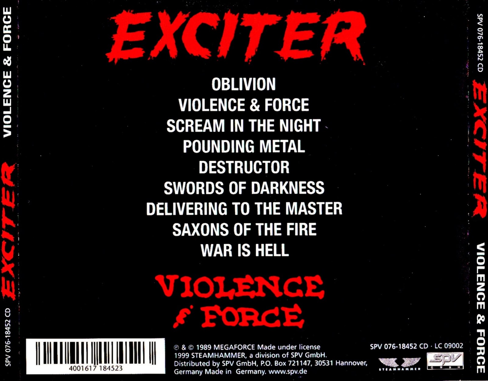 Namenlos EXCITER VIOLENCE & FORCE