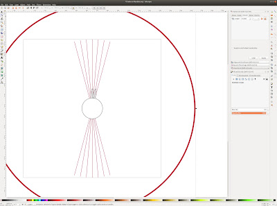 Inkscape - Copy and rotate one design element.