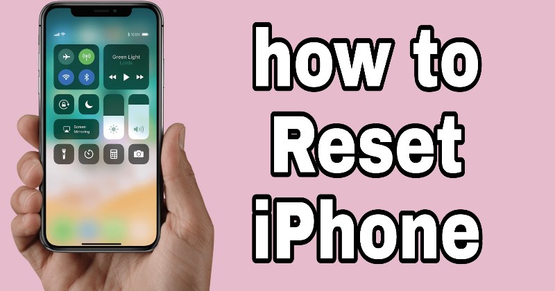 how to reset iPhone