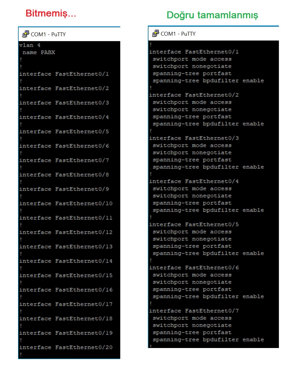 KGS Antenna Cisco Switch Resetleme Proseduru