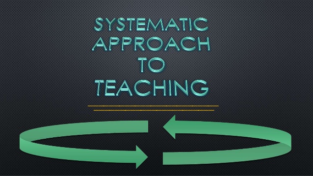 Educational Technology 1: Lesson 4: SYSTEMATIC APPROACH TO TEACHING