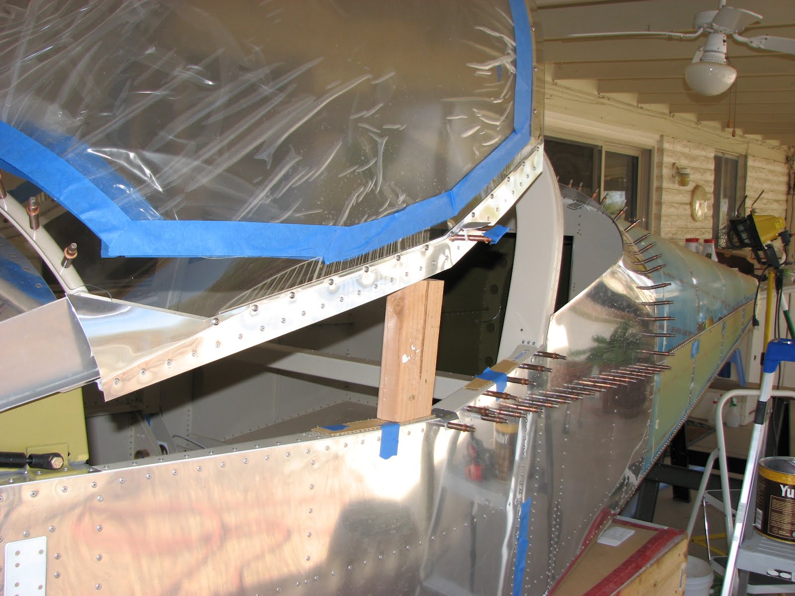 Torsten's RV12 Canopy Installed