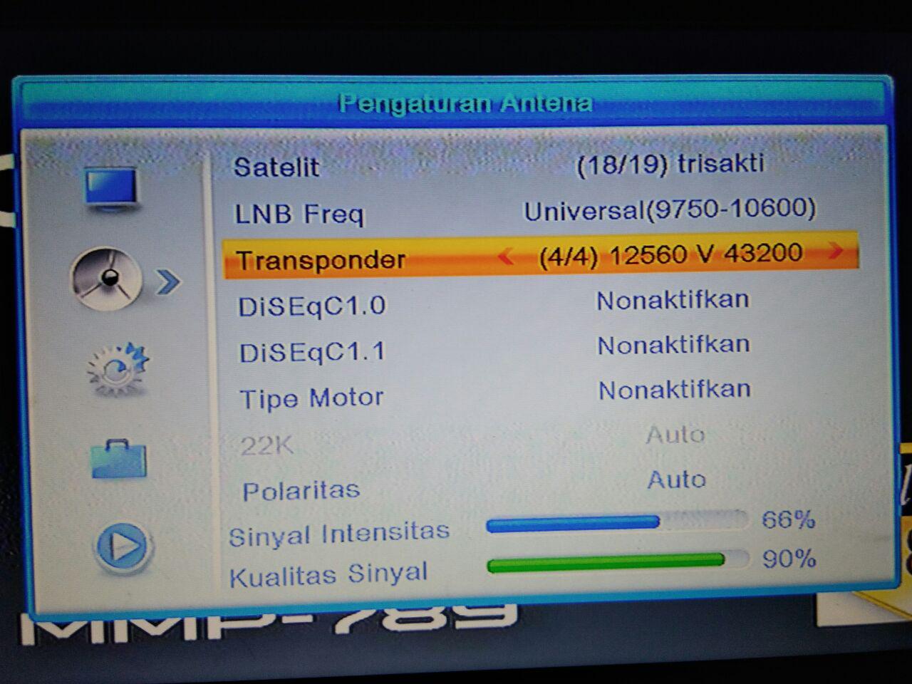 Cara Seting Receiver Parabola untuk Ninmedia / Satelit Chinasat 11 agar