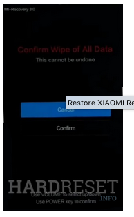 Cara Factory Reset Dan Hard Reset Xiaomi Redmi 8 dan Redmi 8A Lengkap