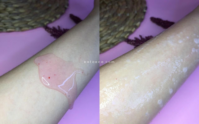 texture scarlett shower scrub