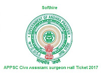 APPSC Civil Assistant Surgeon Hall Ticket