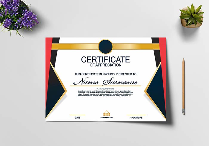certificate template coreldraw file free download