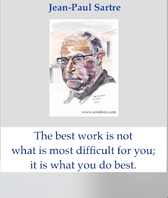 Jean-Paul Sartre Quotes. Existentialism Quotes, Choices & Life Quotes. Jean-Paul Sartre Philosophy. Inspirational quotes, Status, photos. one line words