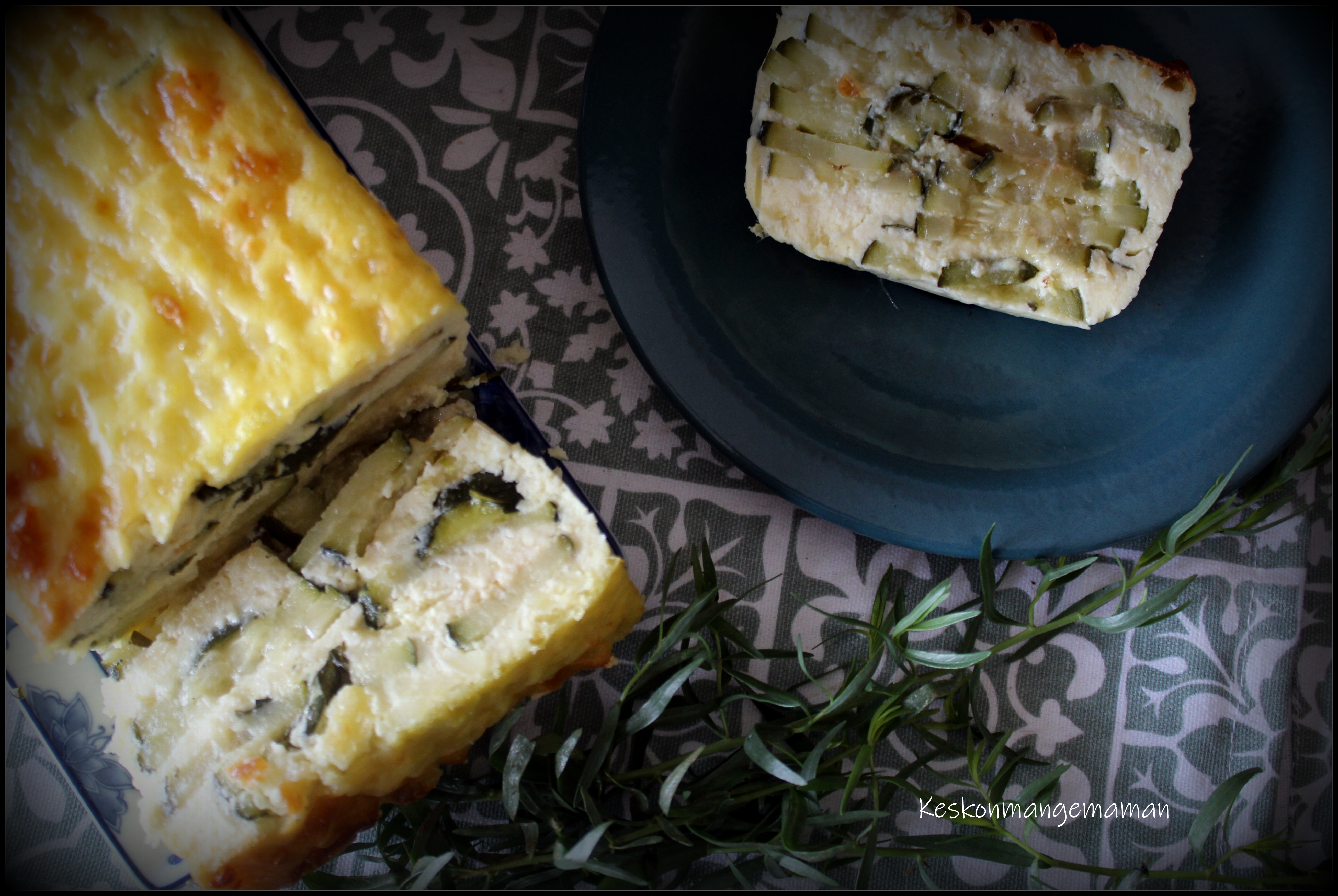 Keskonmangemaman? Terrine de courgettes ricotta, crème de brebis et