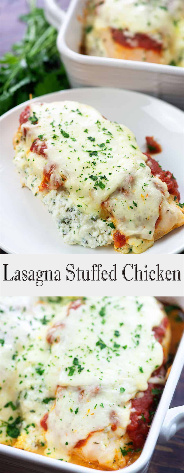 Lasagna Stuffed Chicken | Think food
