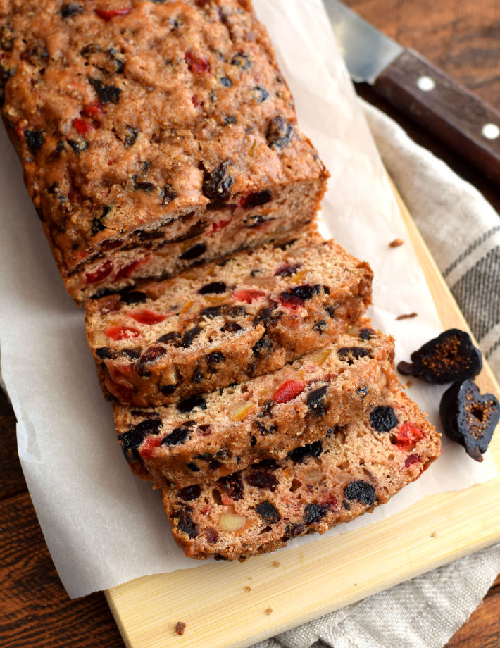 Budín de frutas deshidratadas {con sólo 4 ingredientes) Bizcochos y