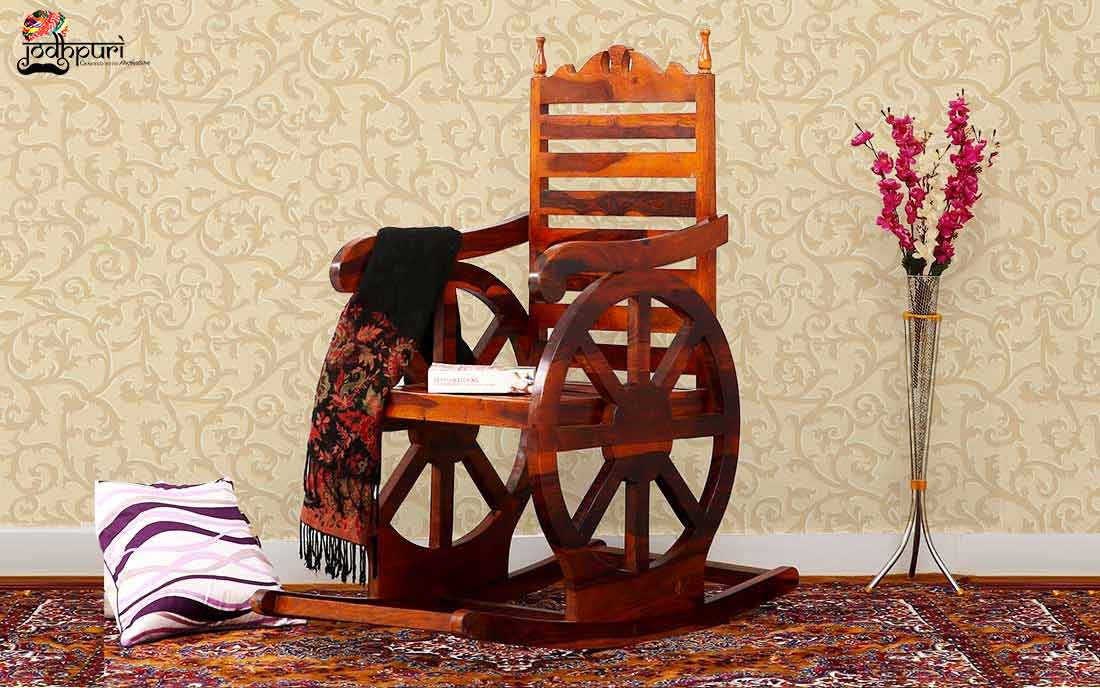 Rocking Chair Sheesham Wood Furniture Bangalore Wooden Furniture in