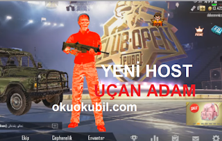 PUBG Mobile UÇAN ADAM Yeni Host,Yeni Hile Herşey Türkçe Script Hemen İndir