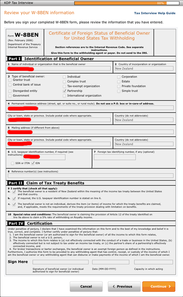 Tax Information for Amazon