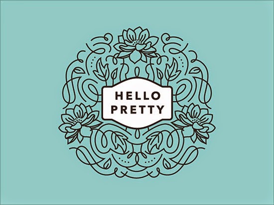 Bold & Thin line Logo Hello Pretty Bold & Thin line Logo Hello Pretty