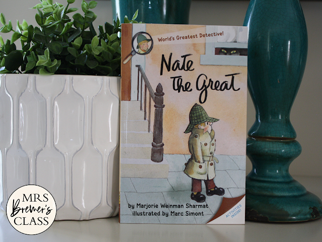 Nate the Great book study unit Common Core literacy companion activities for 1st and 2nd