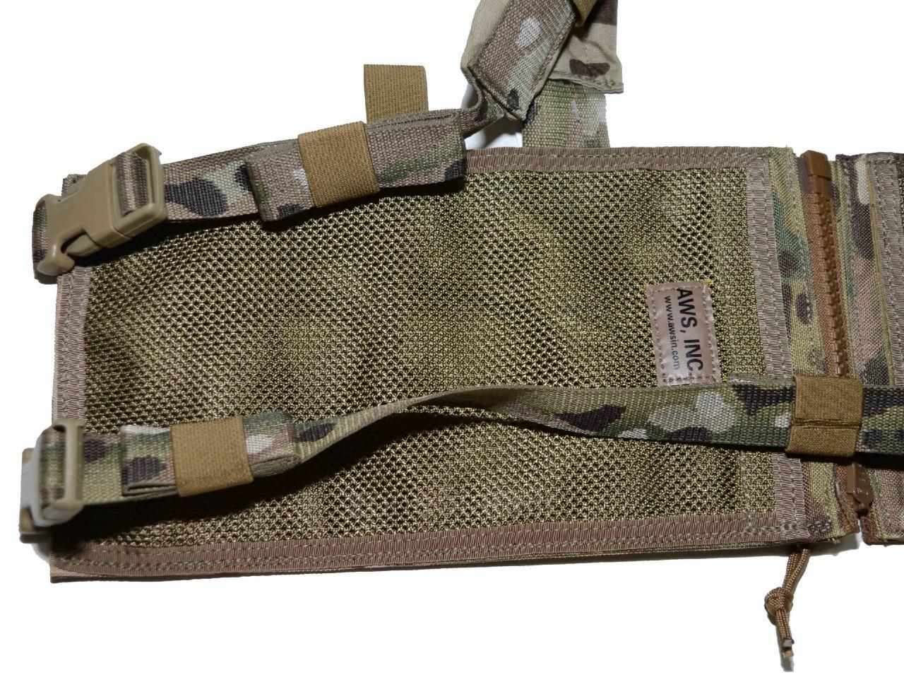 Webbingbabel: AWS Tactical Multicam MOLLE Split Front Chest Rig
