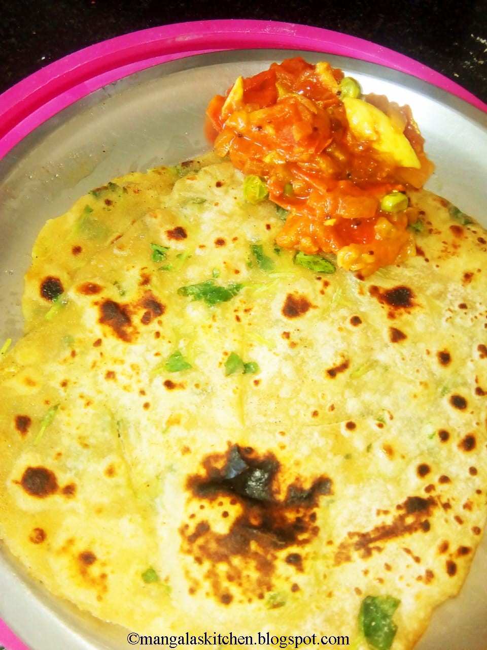 Spicy Masala Chapathi - Masala Roti - Healthy Breakfast / Dinner Recipe ...