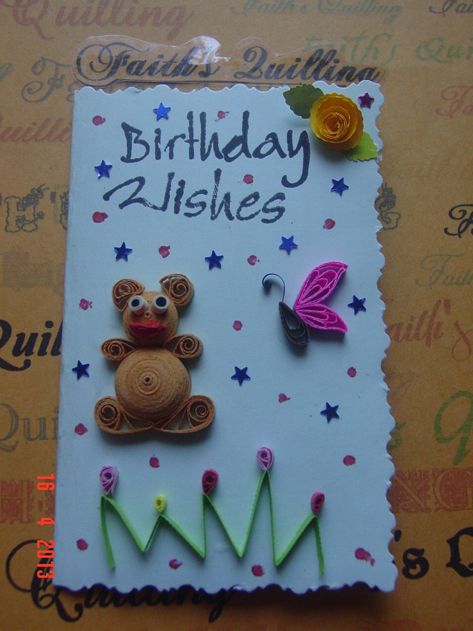 Faith s Quilling Birthday Cards