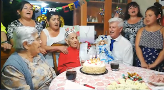 LAUTARO: Abuelita Lautarina Anita Salgado cumplió 100 años según su Rut, ella es una abuelita que vive en la Villa San Jose de Lautaro .