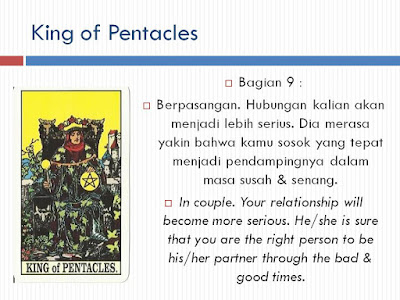 Priskha's Tarot Notes: Arti Kartu Tarot Minor Arkana The King of